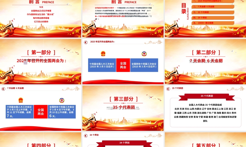 数说两会知识点