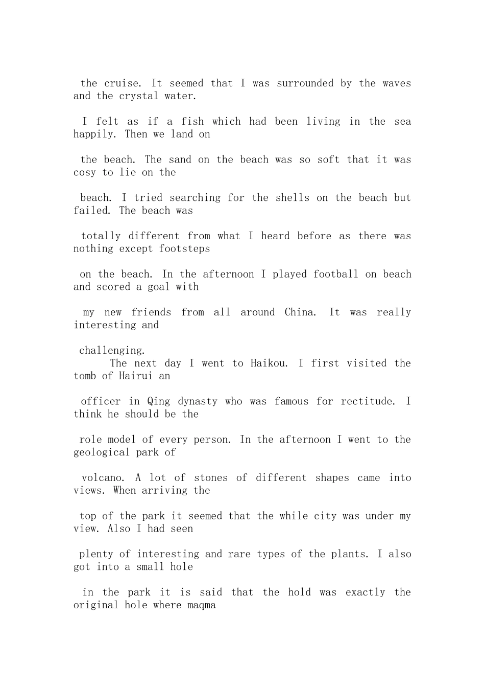 有关旅行的英文演讲稿5篇_第2页