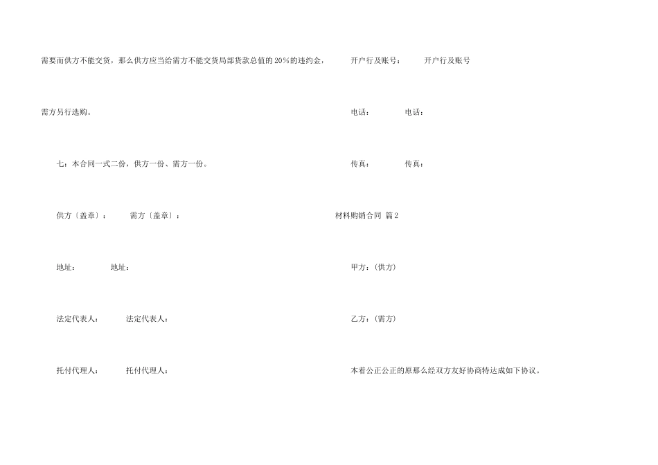 有关材料购销合同3篇_第3页