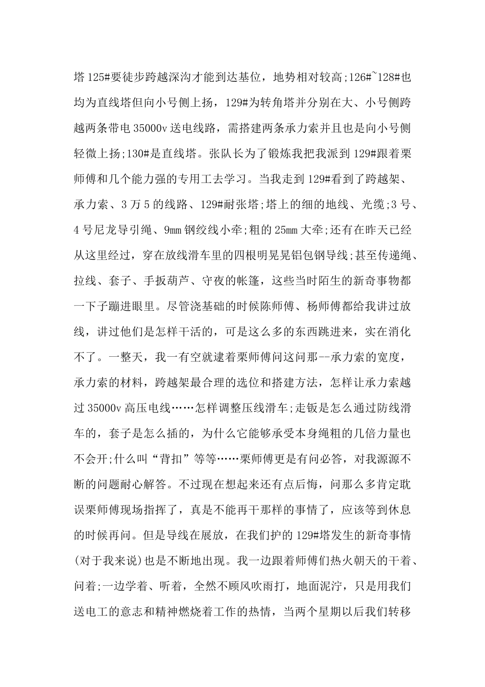 有关电力个人工作总结3篇_第3页