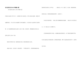 有关说明文的300字锦集8篇