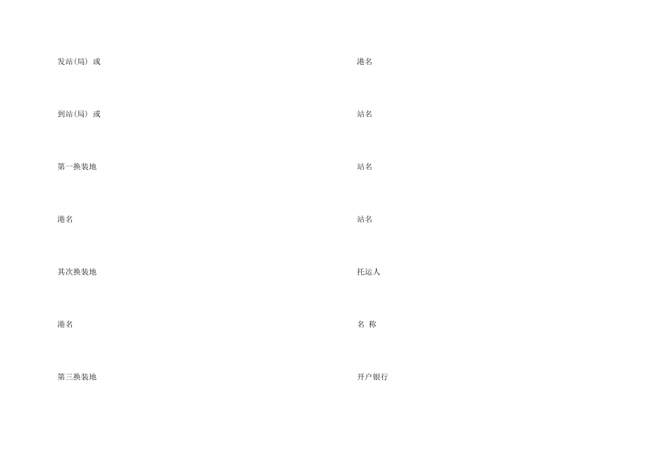 有关货物运输合同模板八篇_第3页