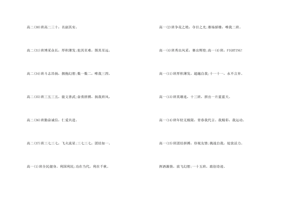 有关运动会班级口号_第2页