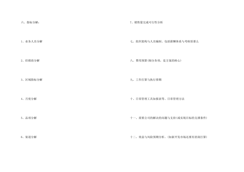 有关销售方案模板集合七篇_第3页