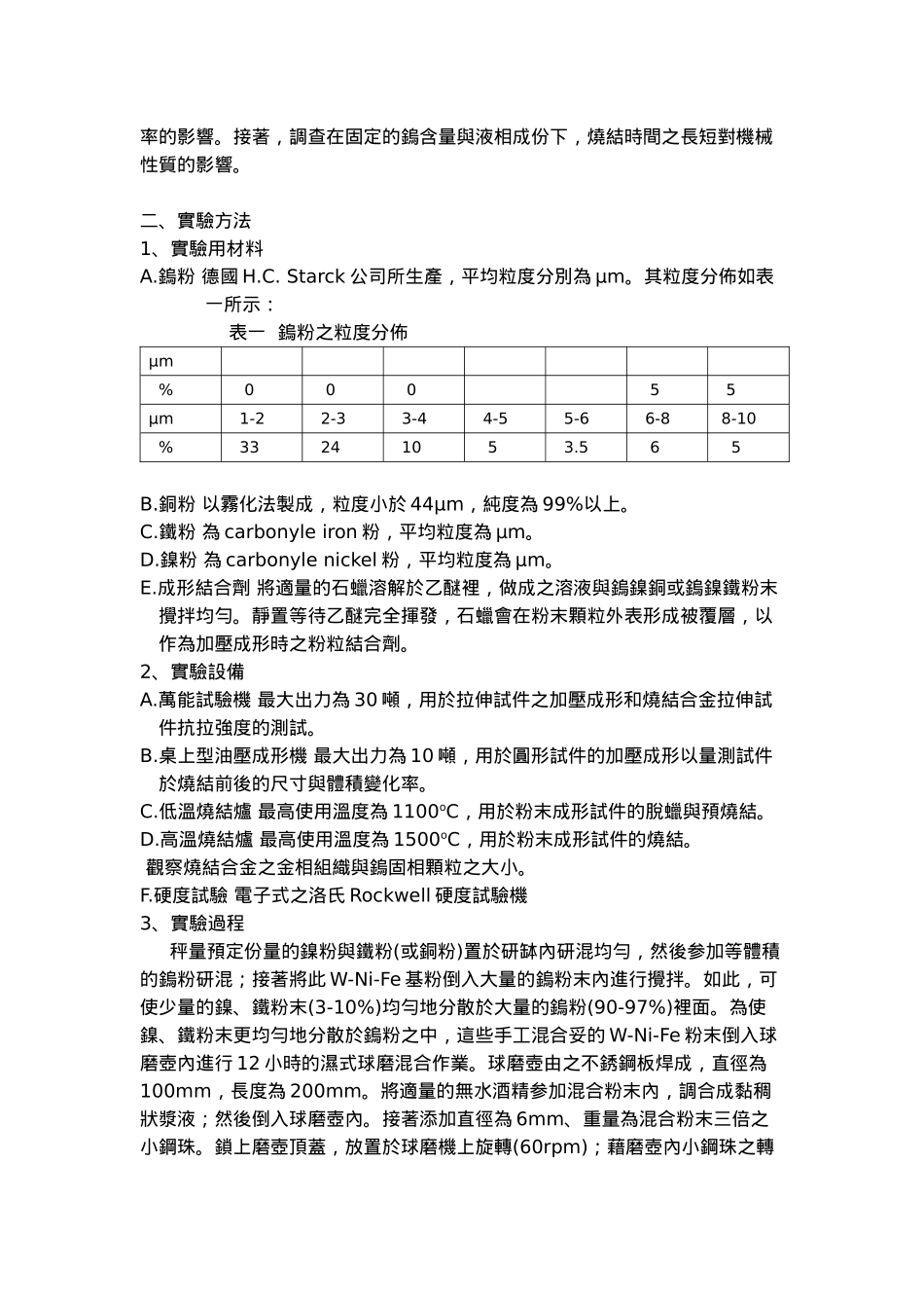 材料与制程因素对烧结重合金机械性质影响之研究_第2页