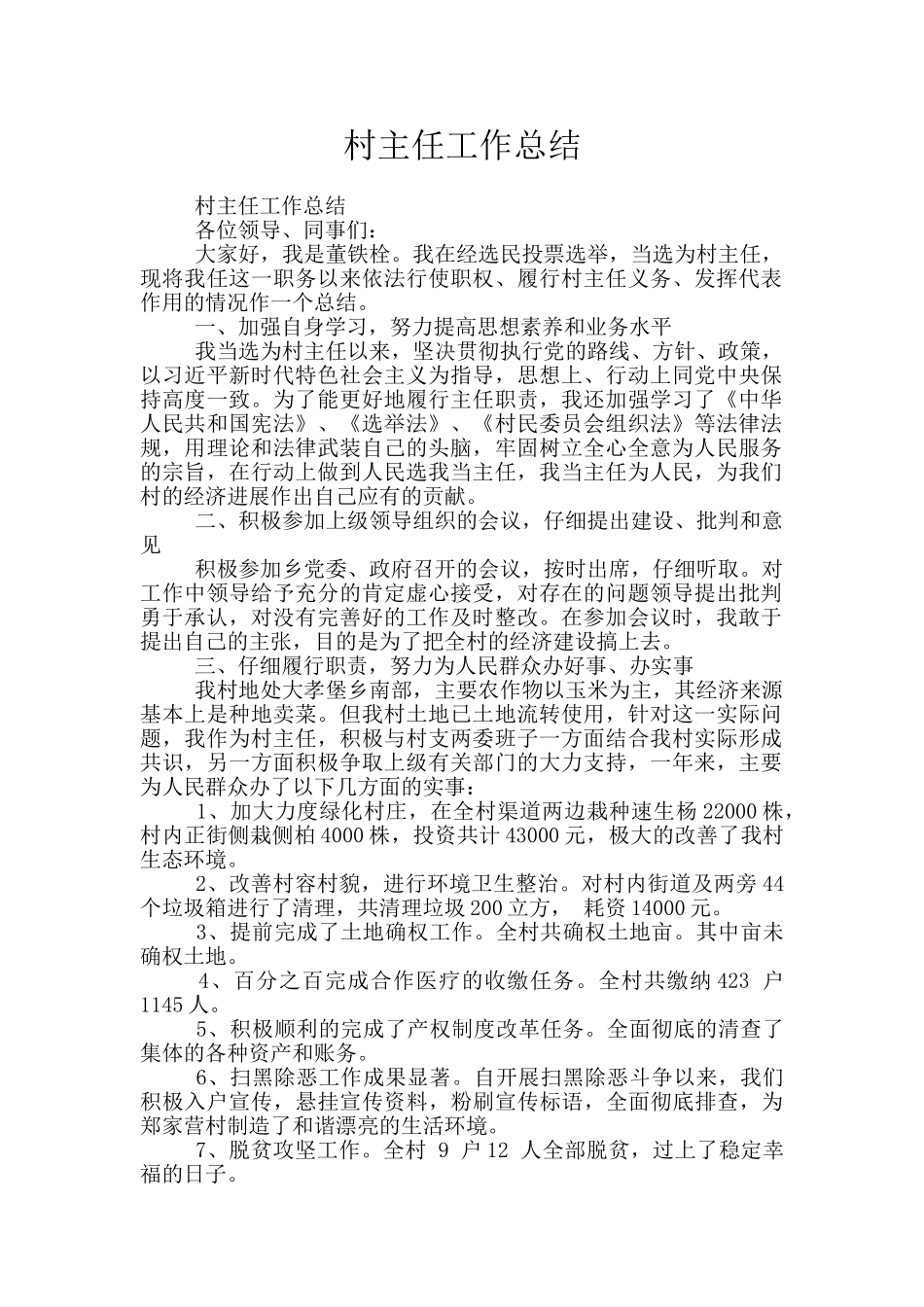 村主任工作总结_第1页