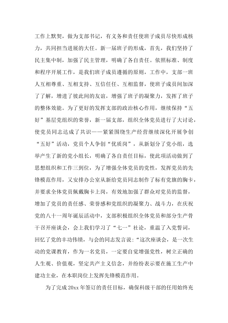 村党支部书记述职报告精选范文_第3页