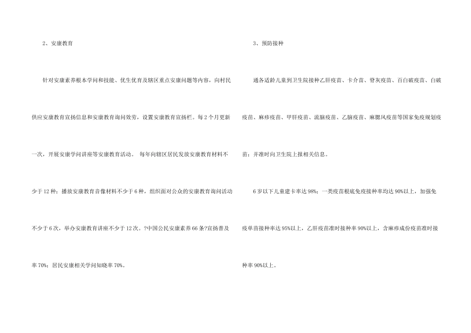 村卫生室健康教育工作计划_第2页
