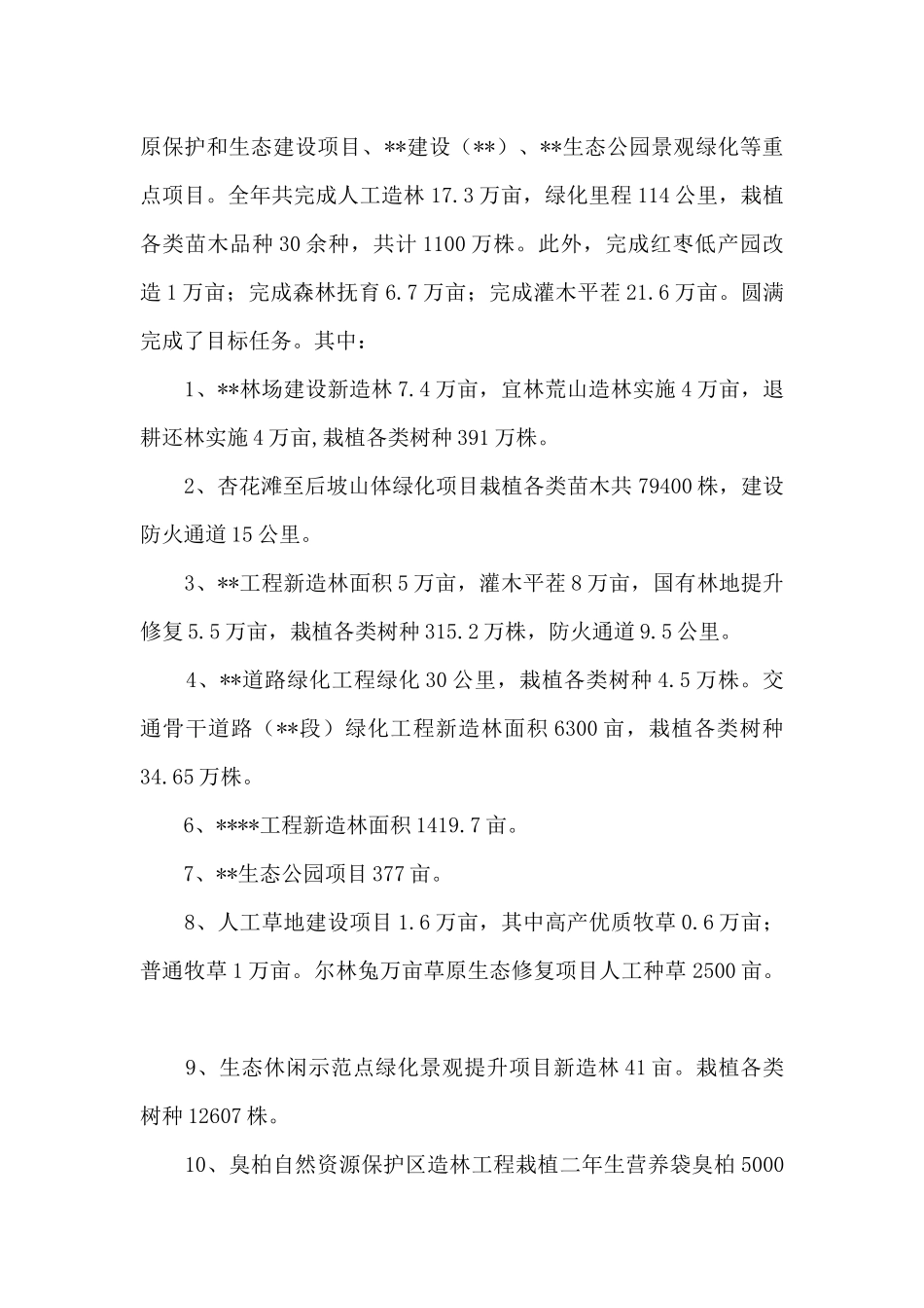 林业局2024年工作总结_第2页