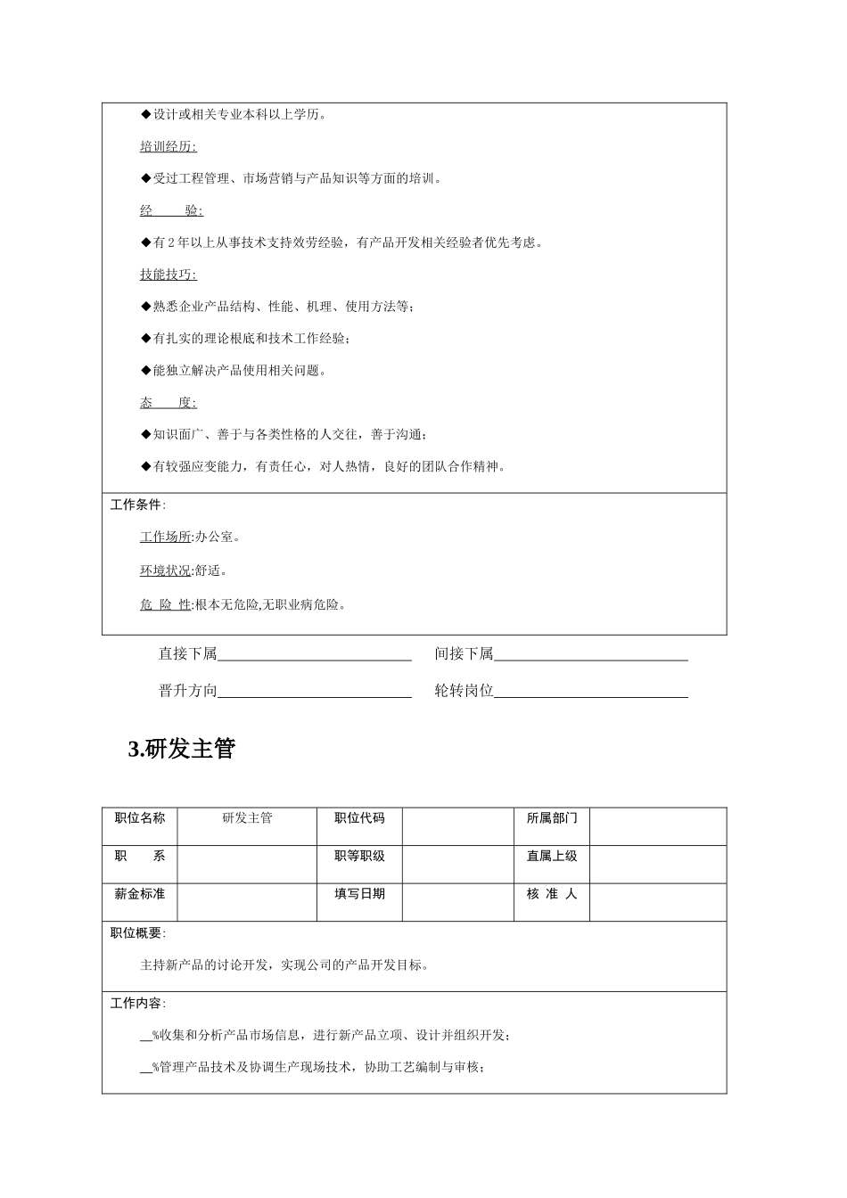 某企业技术岗位职务说明_第3页
