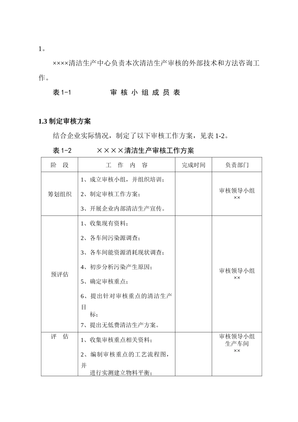 某企业生化科技清洁生产审核报告_第3页