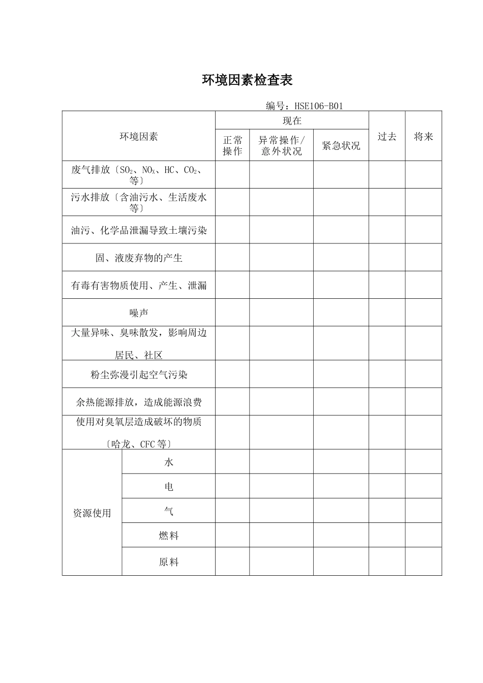 某企业生产表格汇总_第2页