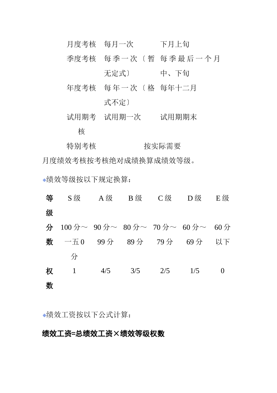 某公司保安员绩效考评方案_第3页