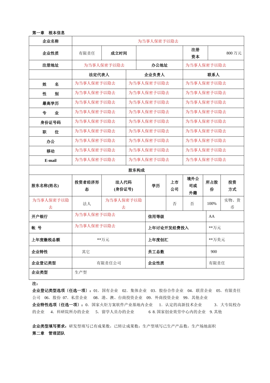 某公司科技型中小企业创新基金项目申报材料_第2页