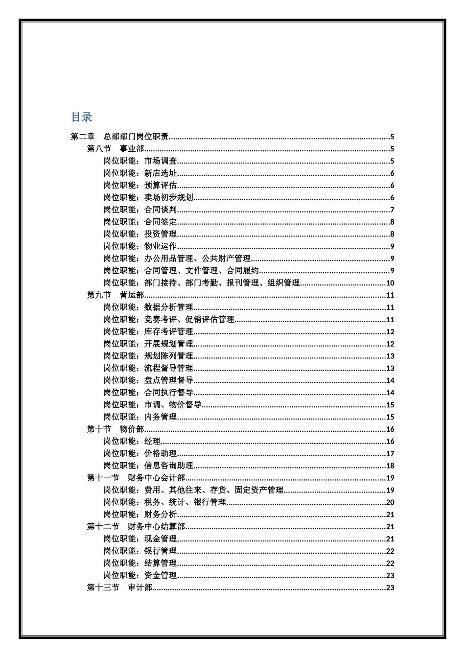某公司部门岗位职能手册_第2页