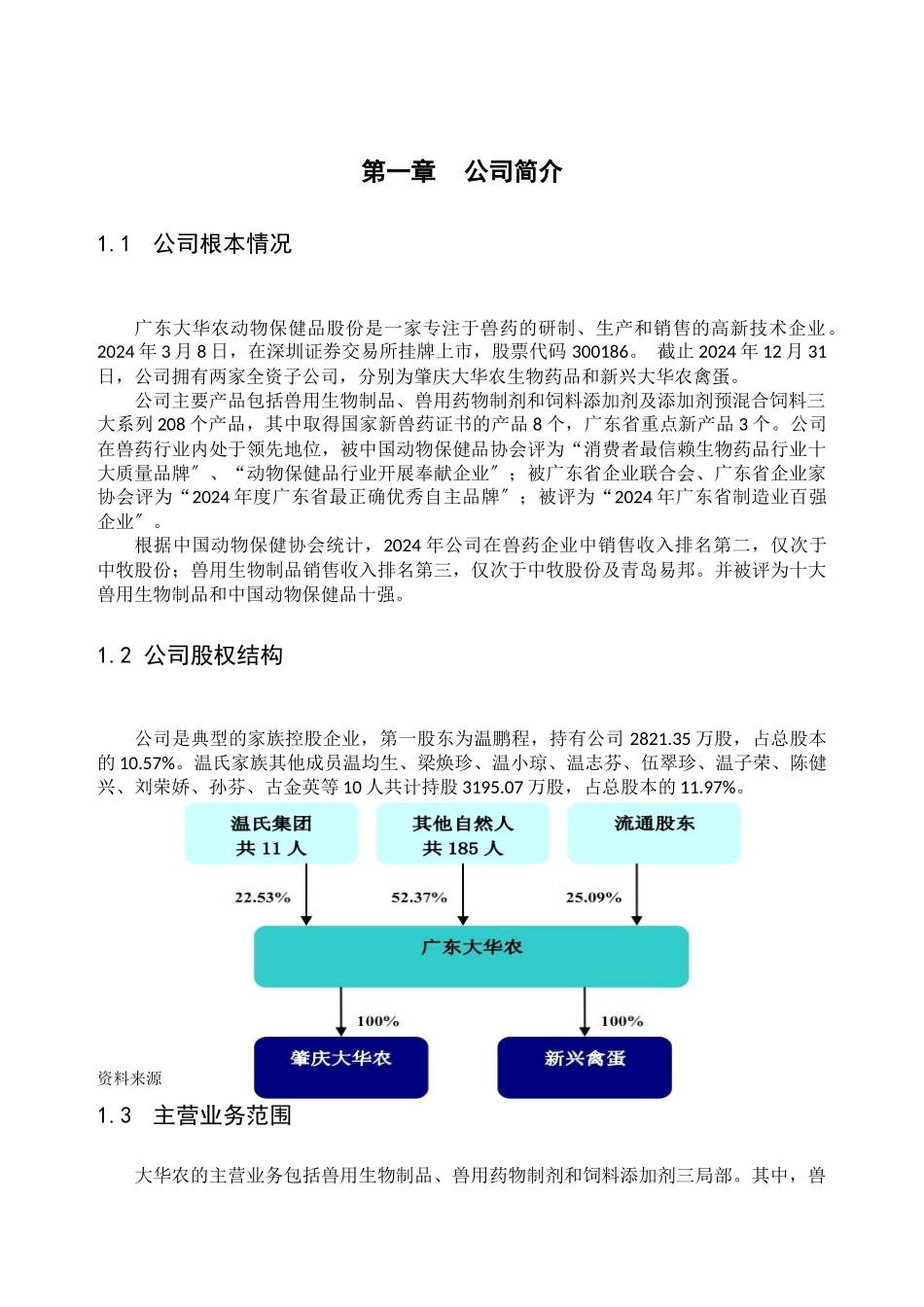 某动物保健品股份有限公司财务报表分析_第3页