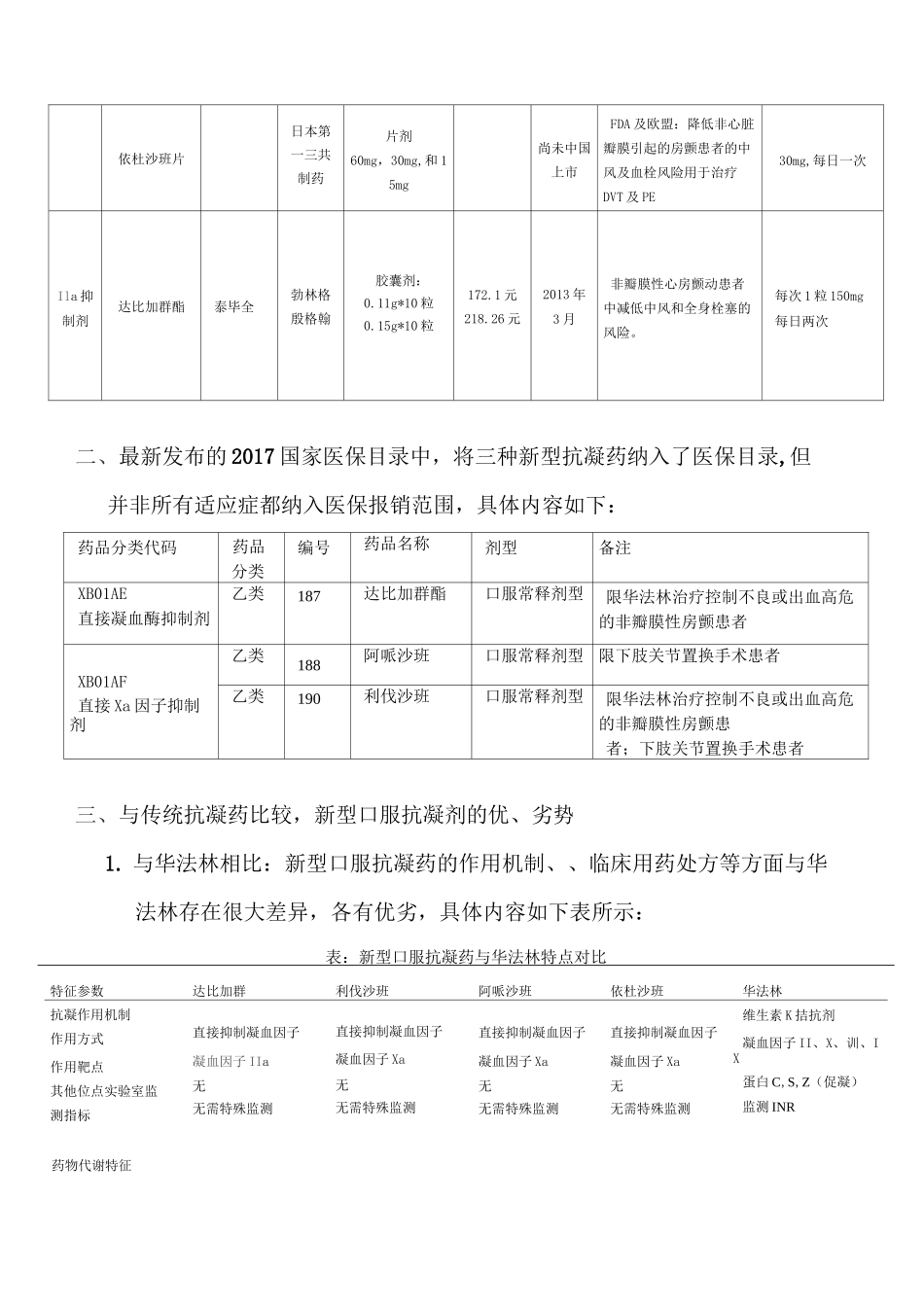 新型口服抗凝药物概述_第2页