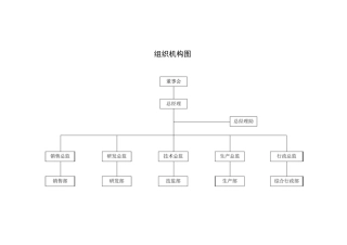 企业组织机构图