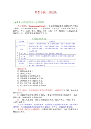 公路换土垫层法