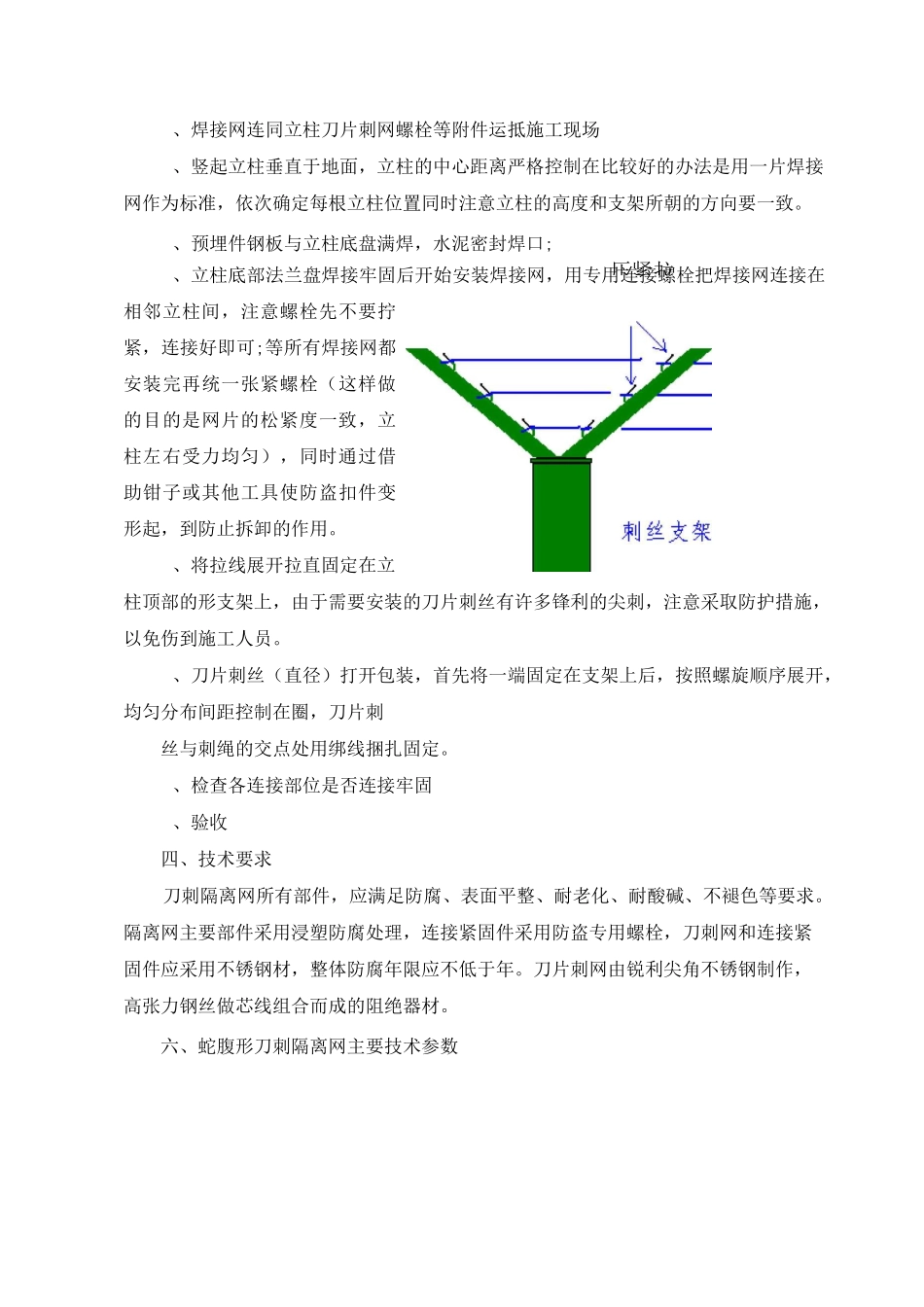 监狱蛇腹形刀刺网方案_第3页