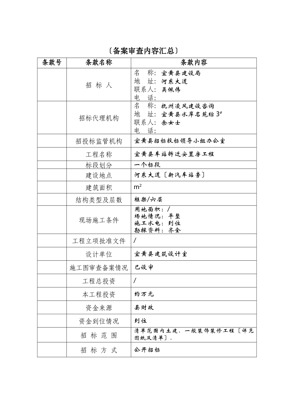 某县车站拆迁安置房工程招标文件_第2页