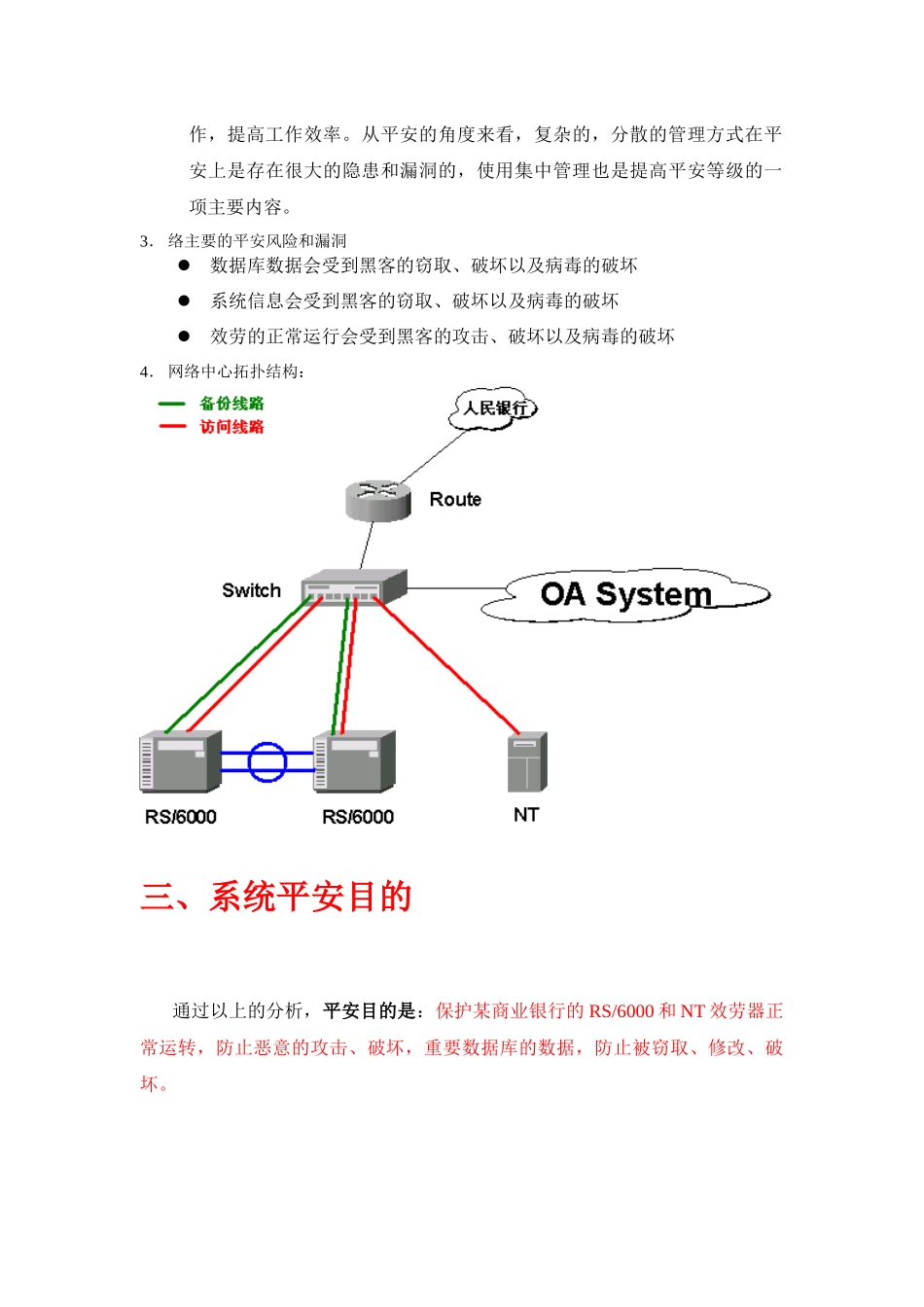 某商业银行安全解决方案_第3页