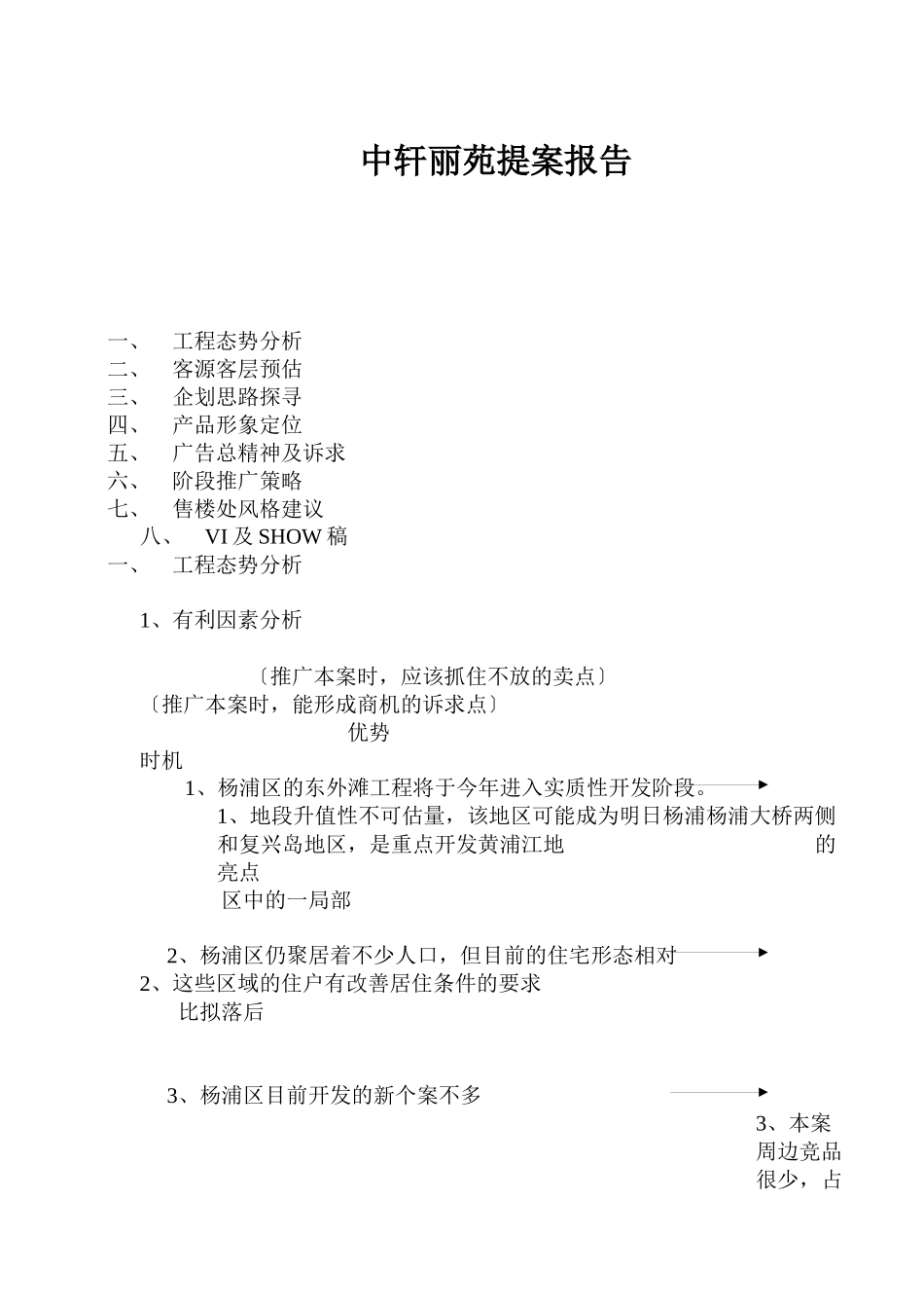 某地产公司提案报告_第1页