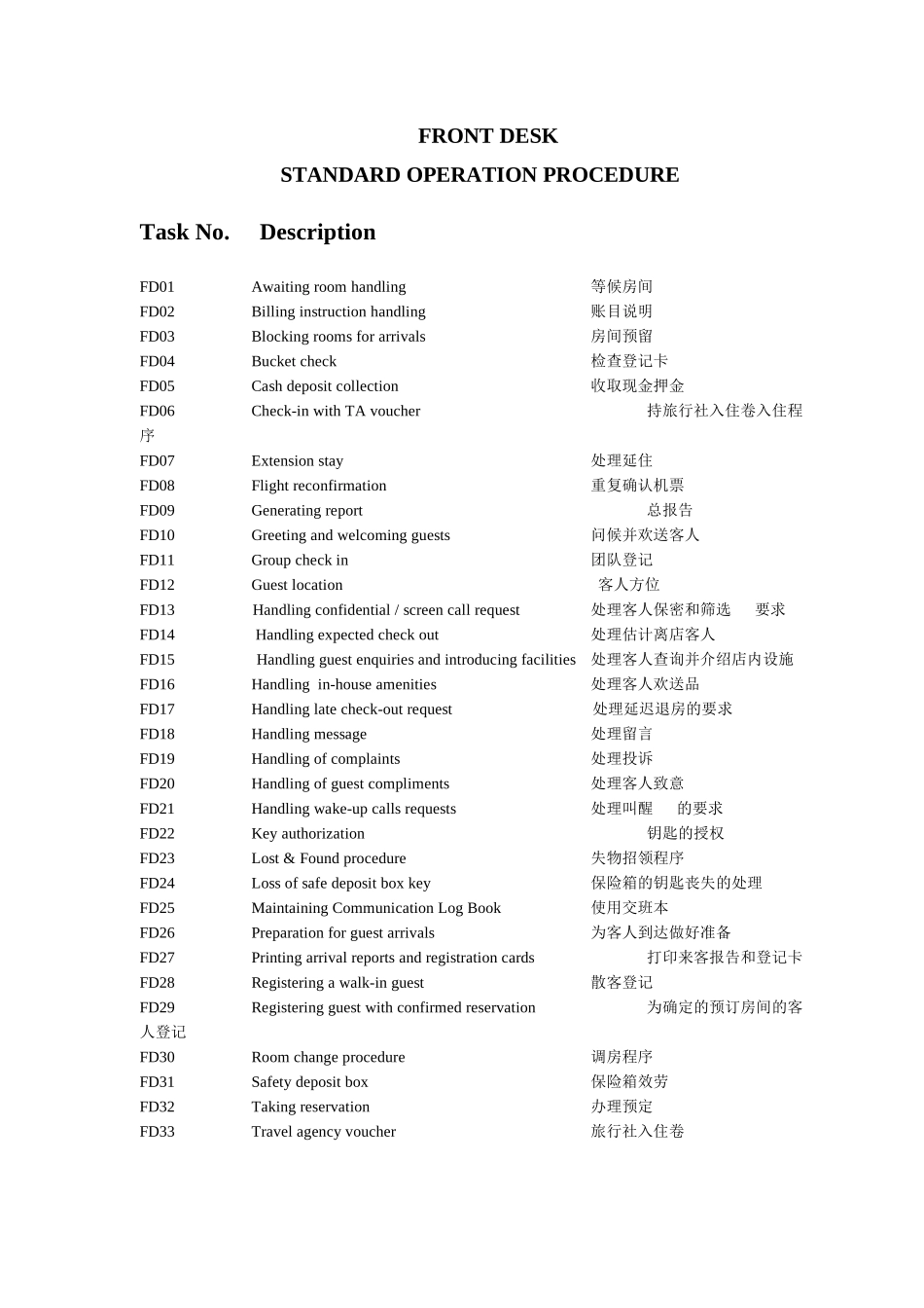 某大厦酒店前台接待实务_第2页