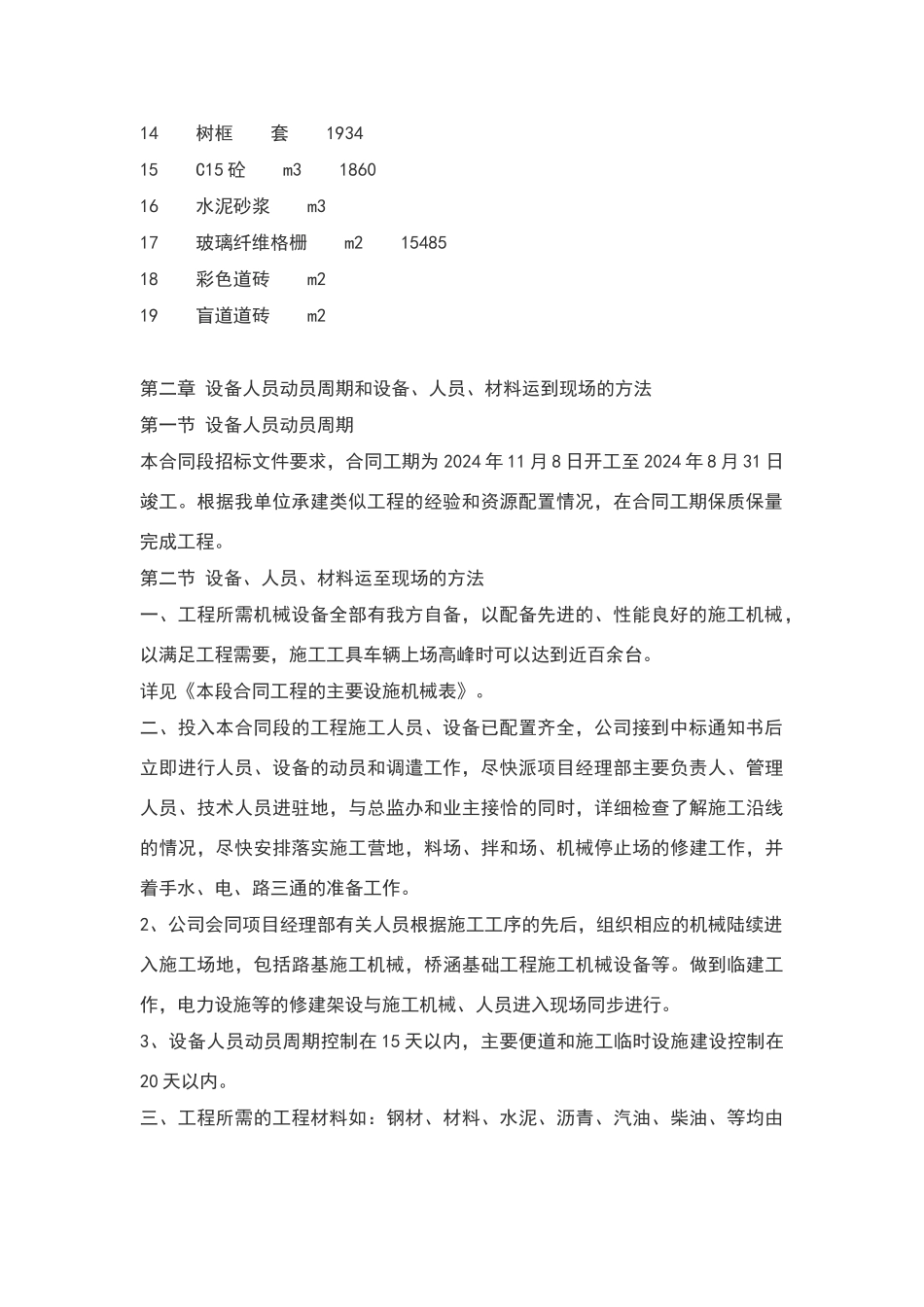 某市政道路施工组织设计_第2页