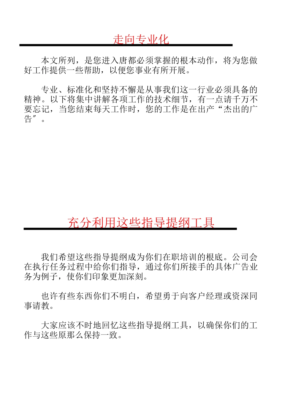 某广告公司客户服务执行手册_第2页