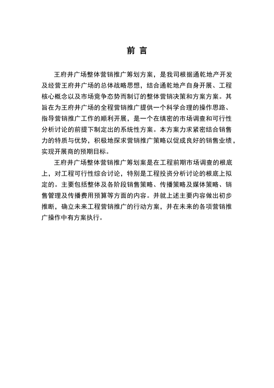 某广场营销推广策划方案讲义_第2页
