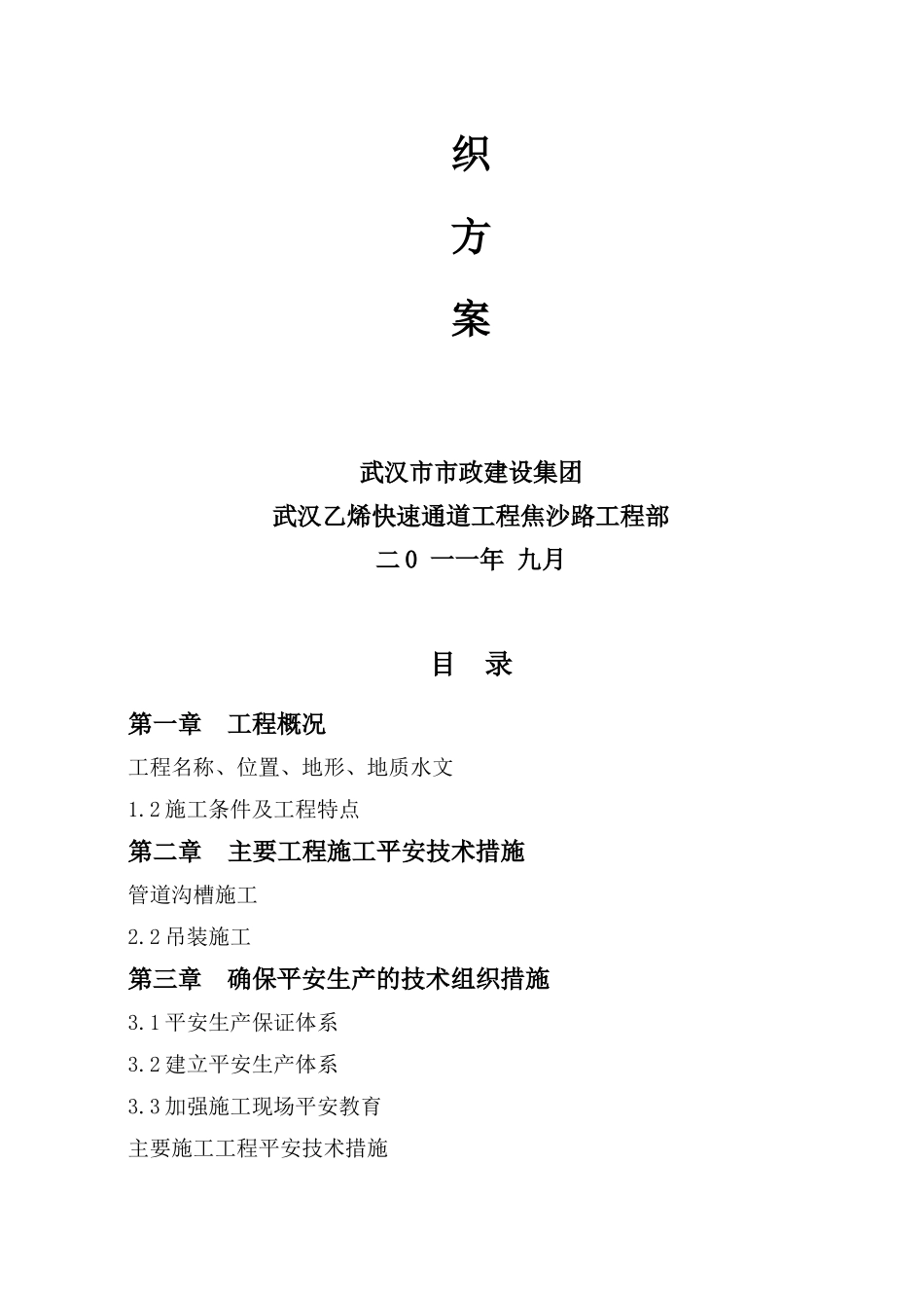 某快速通道工程安全施工组织方案_第2页