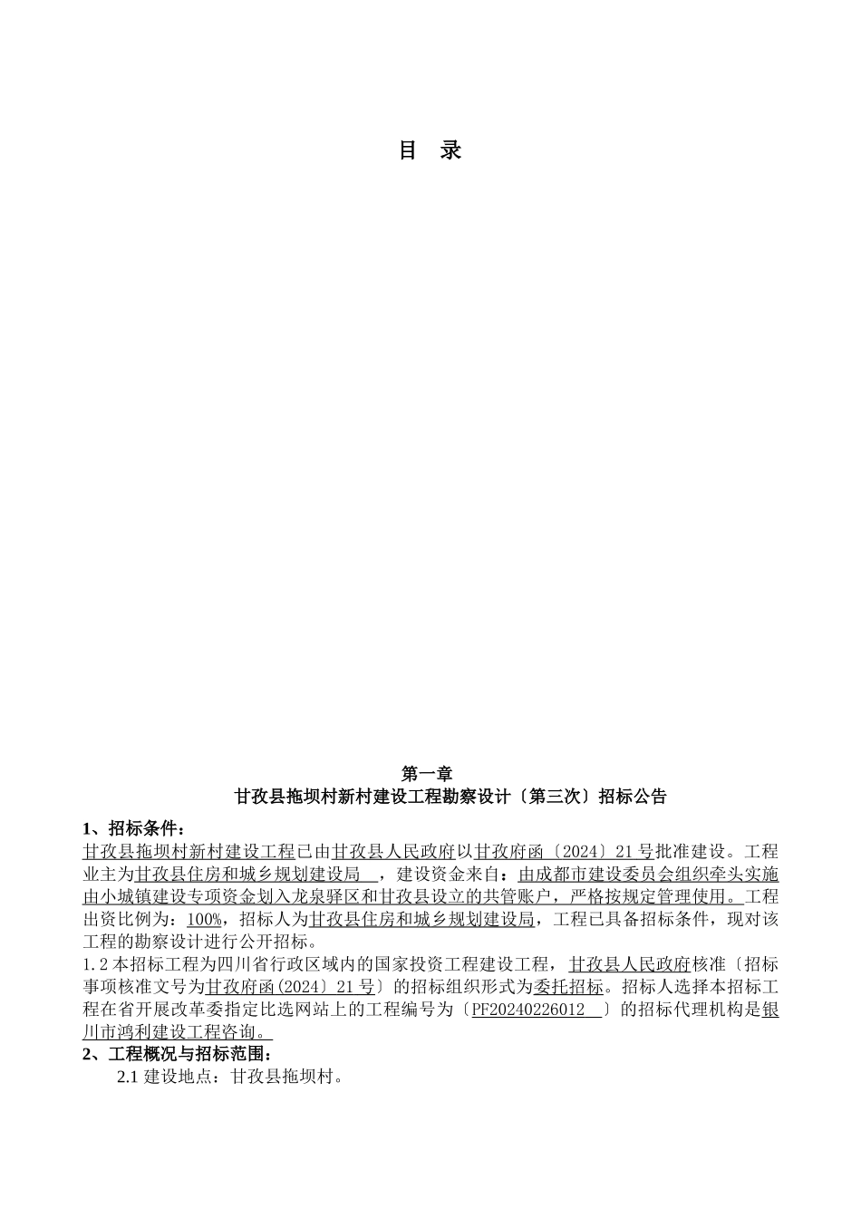 某村建设项目勘察设计招标文件_第3页