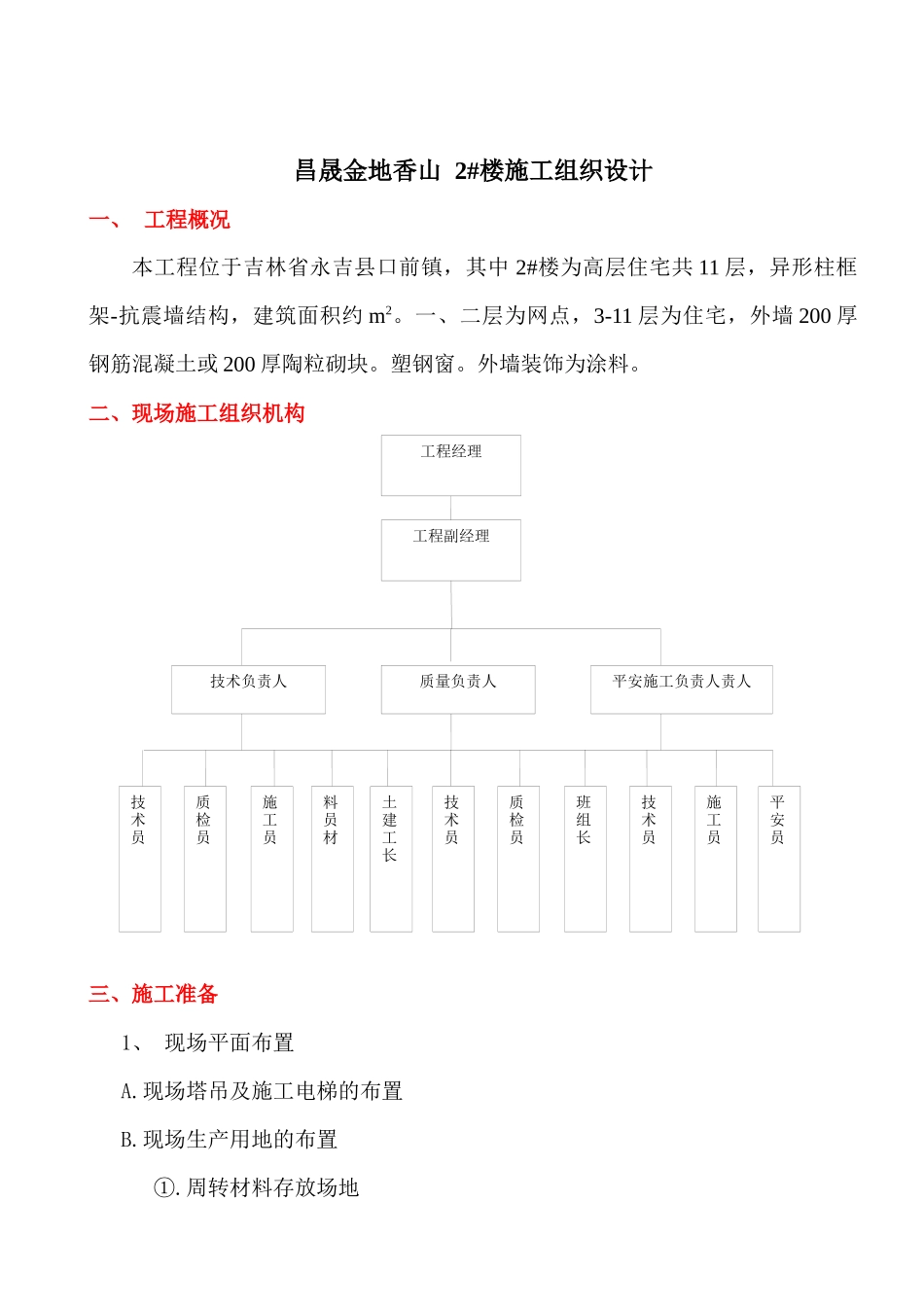 某楼施工组织设计方案_第2页
