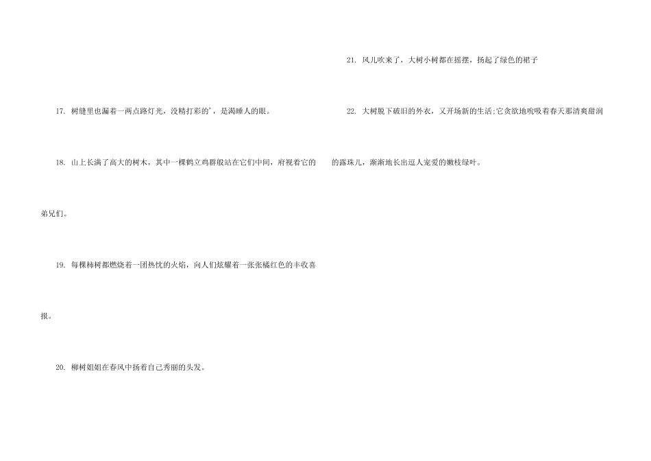 树木的拟人句_第3页