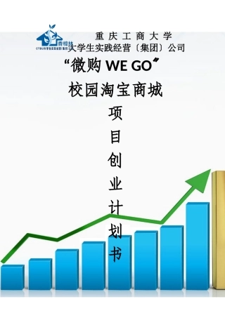 校园淘宝商城项目创业计划书