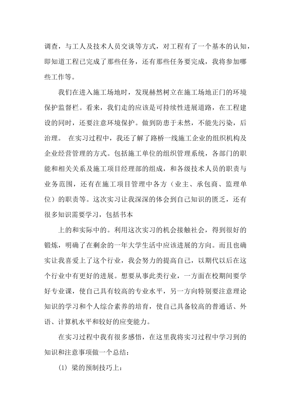 桥梁实习心得_第3页