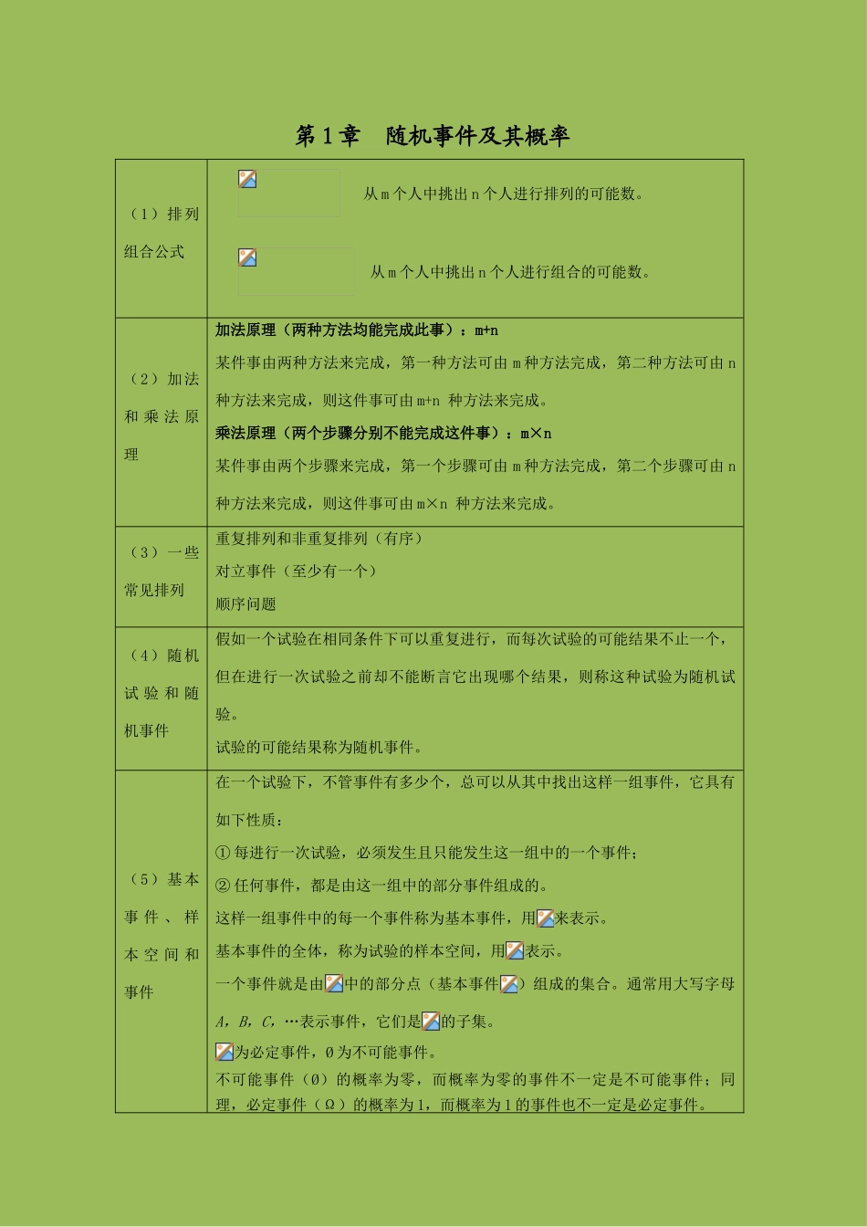 概论与数理公式_第1页
