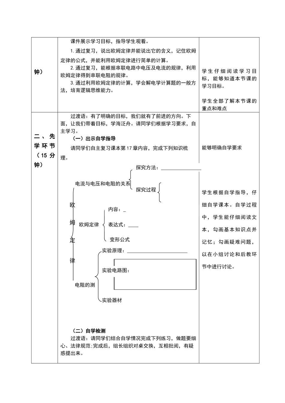 欧姆定律复习教学设计_第2页