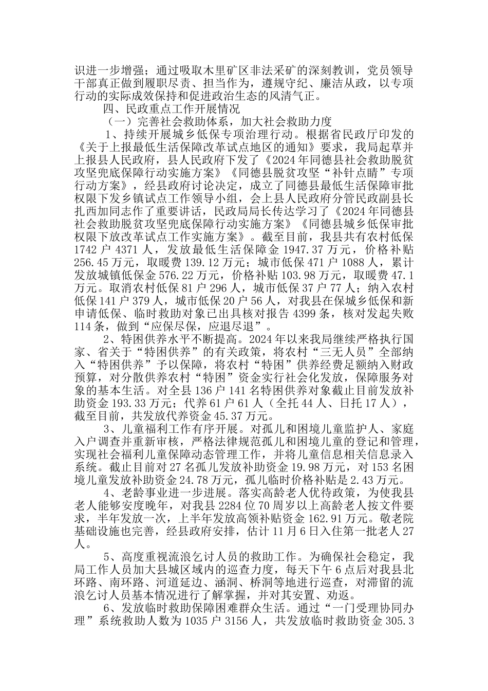 民政局2024年度工作总结暨2024年工作思路_第2页