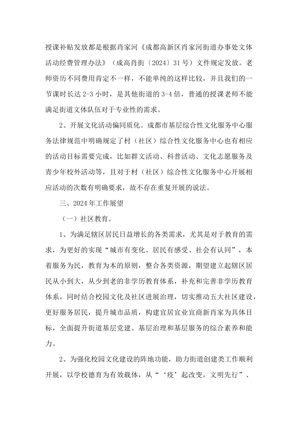 民生服务办公室2024年重点工作总结及2024年工作展望_第3页