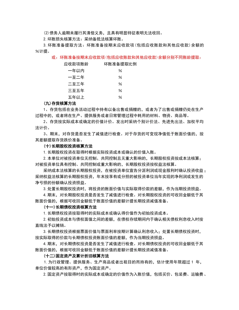 民间非营利组织会计报表附注样式_第2页