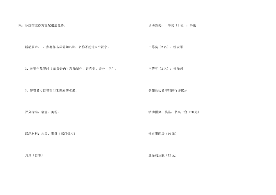 水果拼盘比赛策划书7篇_第2页