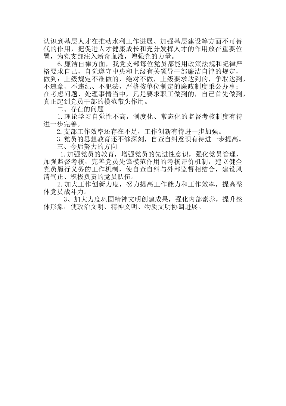 水闸局党支部工作汇报_第2页