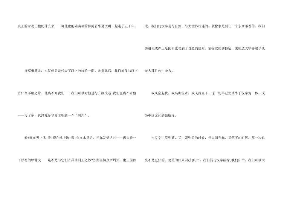 汉字的演讲稿_第3页