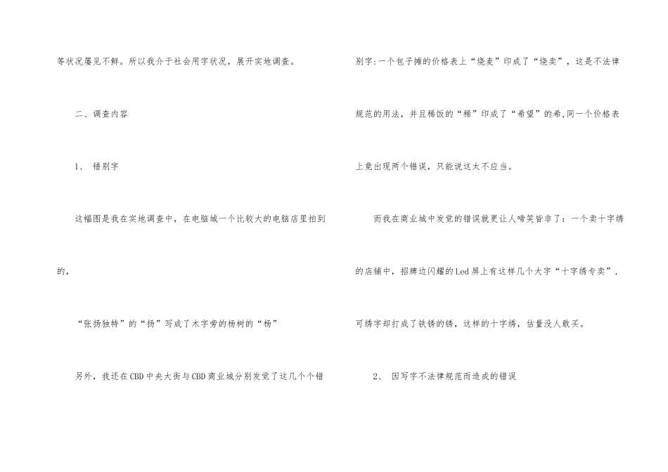 汉字规范调查报告_第2页