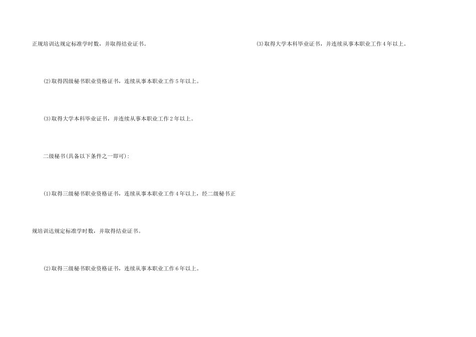 江苏省秘书资格证报考条件_第2页