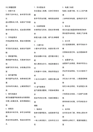 汤头歌诀白话解