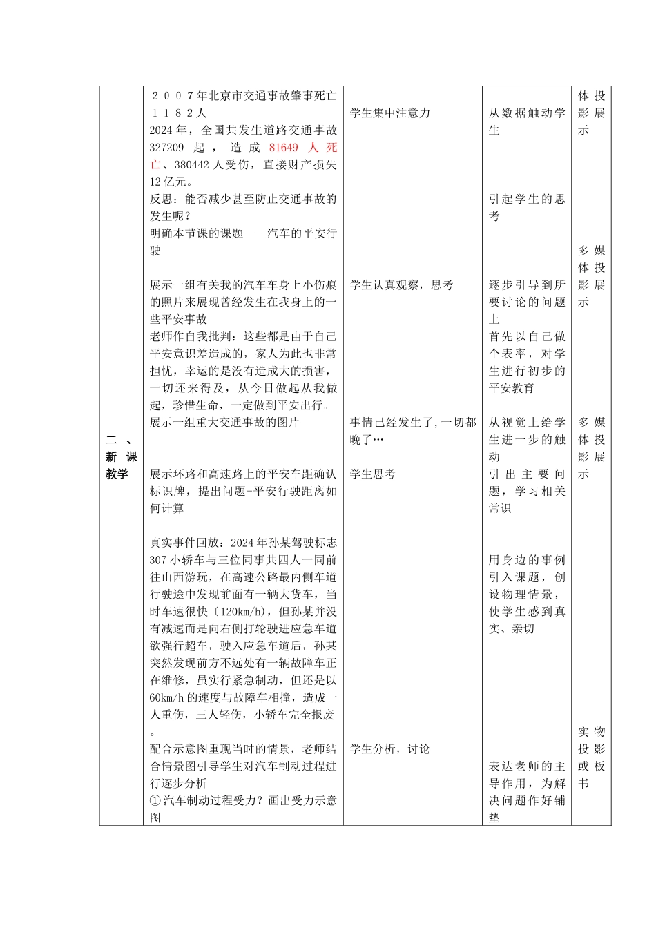汽车安全运行与牛顿运动定律_第3页