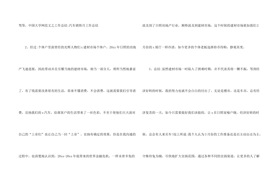 汽车销售个人年度总结_第2页